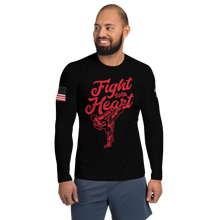 Load image into Gallery viewer, Fight With Heart - Men&#39;s Rashguard
