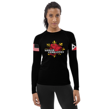 Load image into Gallery viewer, Official Nomad Combatives - Women&#39;s Rashguard
