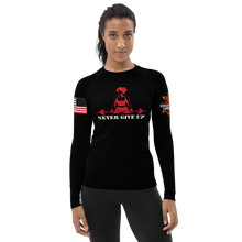 Load image into Gallery viewer, Never Give UP 3 - Women&#39;s Rashguard
