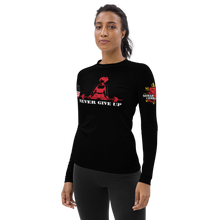 Load image into Gallery viewer, Never Give UP 3 - Women&#39;s Rashguard
