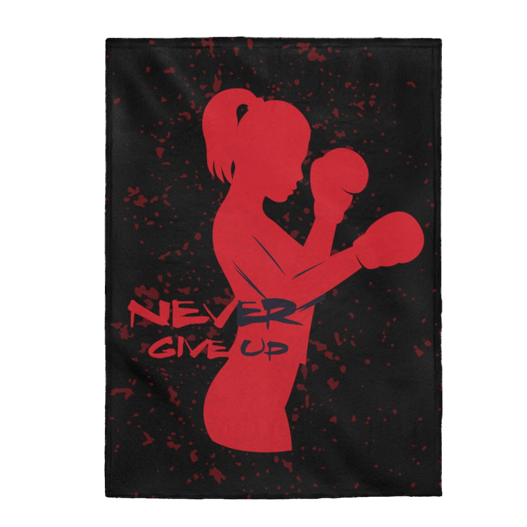 Never Give Up 2 - Plush Blanket