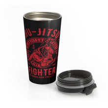 Load image into Gallery viewer, Jiu Jitsu Fighter - Stainless Steel Travel Mug

