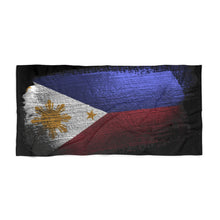 Load image into Gallery viewer, Filipino Grunge - Beach Towel
