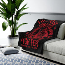 Load image into Gallery viewer, Jiu Jitsu Fighter - Plush Blanket
