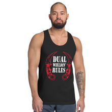 Load image into Gallery viewer, Dual Wieldin&#39; Rules 2 - Unisex Tanktop
