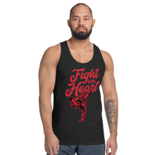 Load image into Gallery viewer, Fight With Heart - Unisex Tanktop
