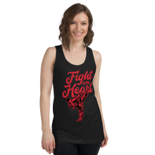 Load image into Gallery viewer, Fight With Heart - Unisex Tanktop
